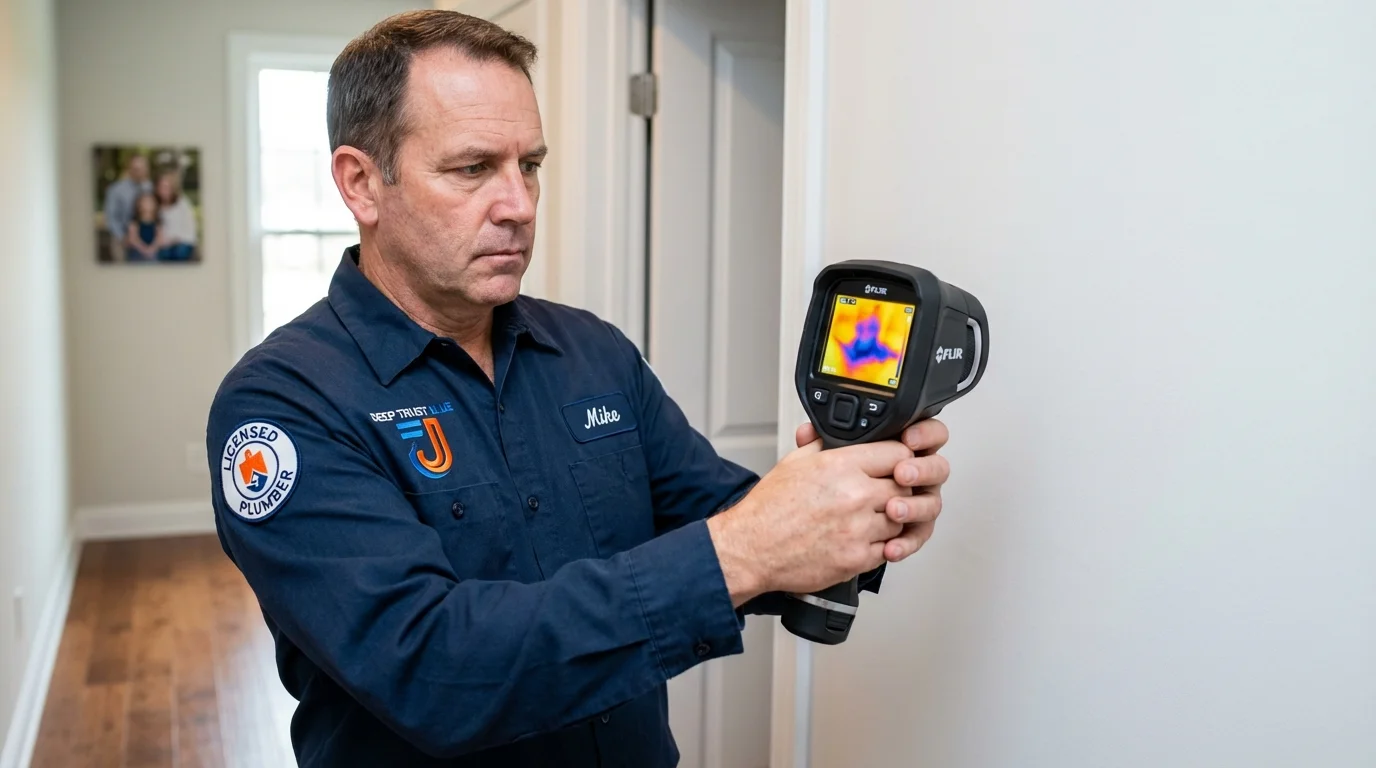 Thermal imaging leak detection by Johns Plumbing LLC in French Camp